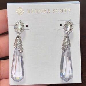 Kendra Scott Wedding Teardrop Faye Statement Earrings